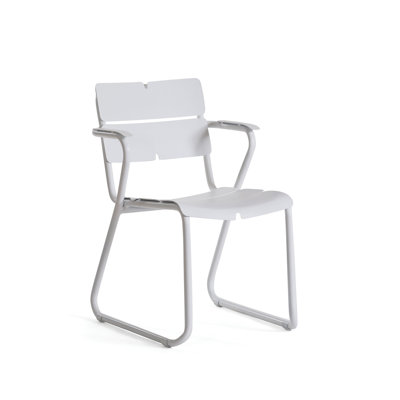 Chaise de patio empilable Corail