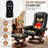 Leather Heated Massage Recliner Chair with Ottoman-1545968108