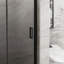 Porte de douche pliante en verre trempé sans cadre 34 po x 72 po 1/4 po en verre trempé pivotant, pliable-111950528