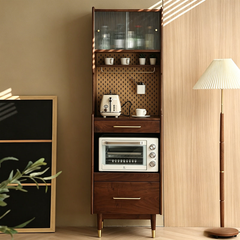 Multi Functional Perforated Accent Cabinet