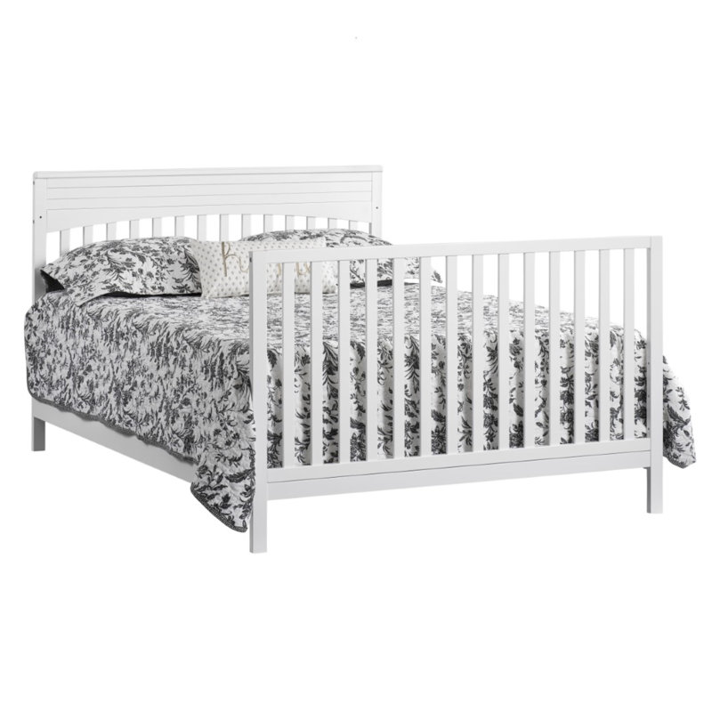 Lit de bébé convertible 4 en 1 Harper, certifié Greenguard Gold, Blanc neige