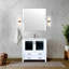 Meuble-lavabo de salle de bain 36 po X P 18,25 po D, dessus en céramique, ensemble de robinet et Miroir-1536476937