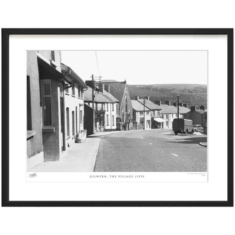 Gilwern, The Village C1955 - Single Picture Frame Print, 28cm H x 36cm W x 2.3cm D