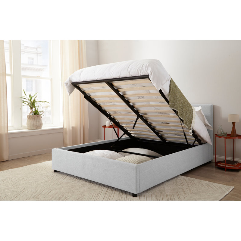 Upholstered Ottoman Storage Bed, Double (4'6)