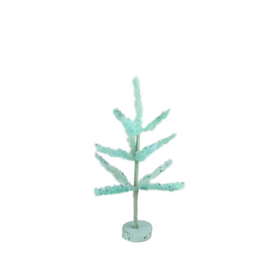 19" Pastel Green Pine Artificial Easter Tree - Unlit