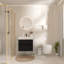Meuble-lavabo mural avec lavabo en acrylique intégré-272698350