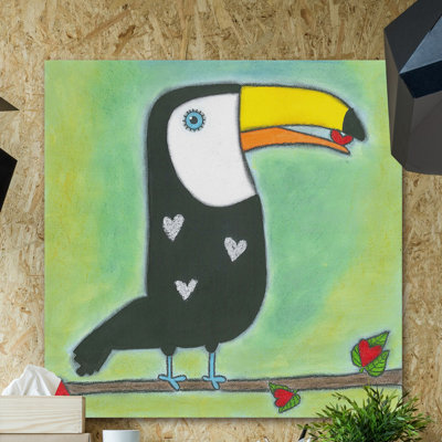 "Sweet Toucan" Print on Wrapped Canvas