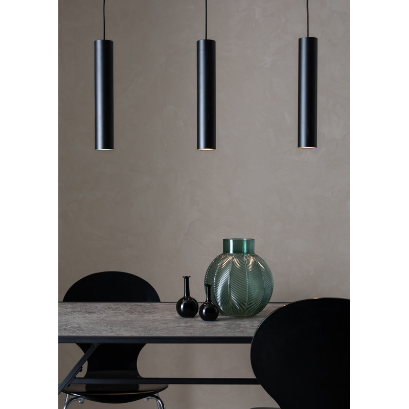 Barrona 3 - Light Kitchen Island Pendant, Black