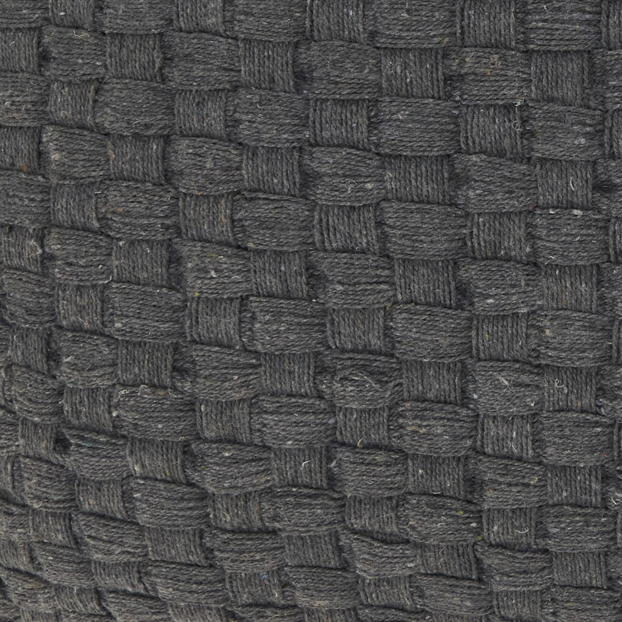 Textured Waffle Weave Pillow, Gray, Duck Down