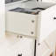 Commode de rangement à 4 tiroirs avec porte coulissante 47,24 "-97292097