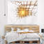 Tapisserie de blocs de flammes abstraites-28498755