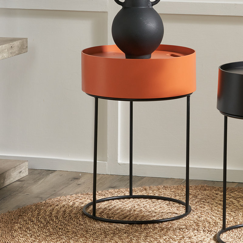 Hugo Frame End Table, Tabacco