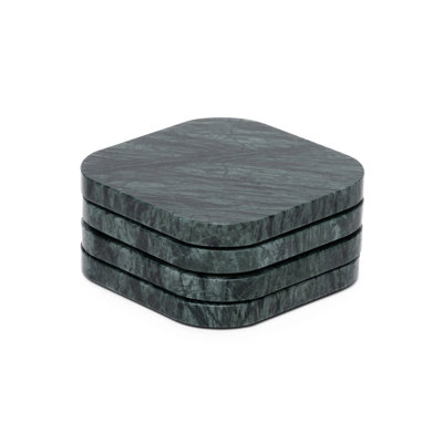 Coaster Organic Green Marble, Set Of 4