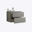Meuble-lavabo mural 24 po avec lavabo en céramique