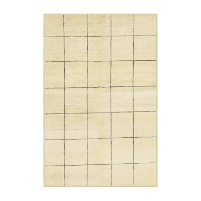 Tapis beige contemporain