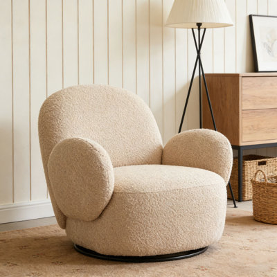 Accent chair for Living room With Swivel Function