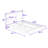Queen Size Upholstered Platform Bed with Motion Sensor Lighting and Built-In Charging Station-1681848690