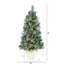 Arbre de Noël artificiel pin vert 4,17 'avec 100 lumières claires British Columbia Tip Mountain
