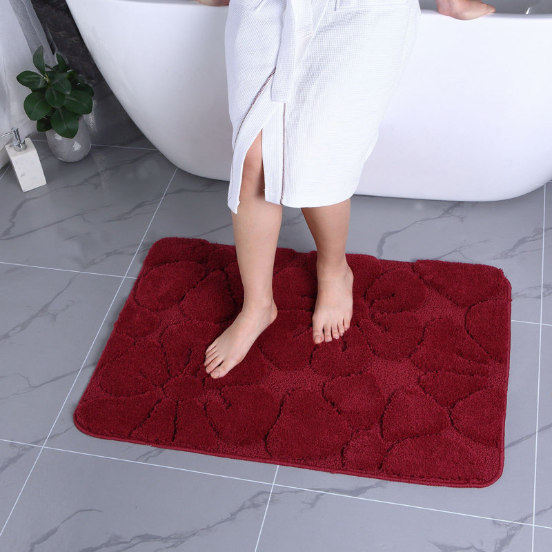 Tapis pour salle de bain Kainin, Bourgogne, L 24 po x L 36 po