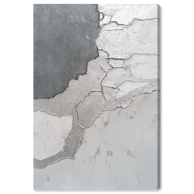Chasm of Gray I Canvas Print Elegant Wall Decor by Art Remedy, Gallery Wrapped, 24" H x 16" W x 1.5" D