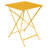 Metal Folding Outdoor Dining Table With Umbrella Hole , in. W in. D-86803421-84322318