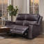 Causeuse inclinable manuelle en similicuir de 61 po Emony-109195893
