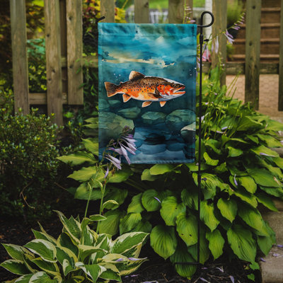 Drapeau de jardin double en polyester H 15,5 po x l 11,25 po