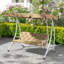 Outsunny Bench Pad Garden Swing Chair Cushion-942552078-942552077