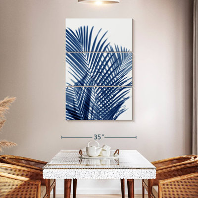 Palm Shadows Indigo I