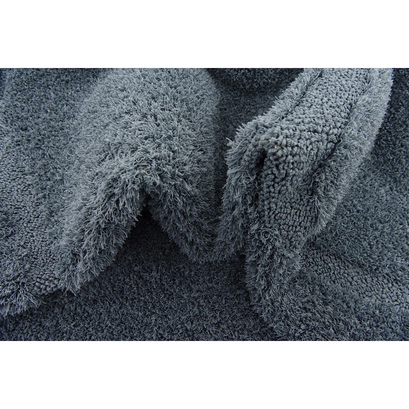 Tapis bleu ciel à poils longs Lattice, Tapis de couloir 2 pi 7 po x 10 pi