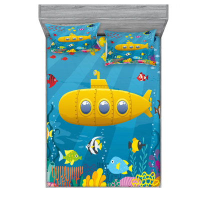 Ensemble de draps Coral Reef with Colorful Fish