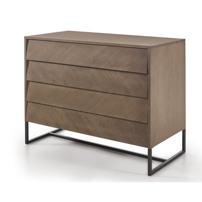 Noah Solid Wood 43.3'' W 4 - Drawer Dresser