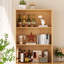 Garde-manger 71 po avec bibliothèques et meuble télé de style campagne pour téléviseur de 75 po ou moins-668030795