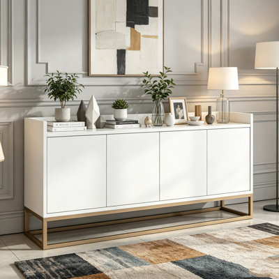 Modern Sideboard Buffet Cabinet with Large Storage Space