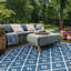 Tapis d'intérieur / extérieur à motif géométrique Amarien Performance-489429370