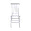 Ensemble de 2 chaises empilables en acrylique Chiavari