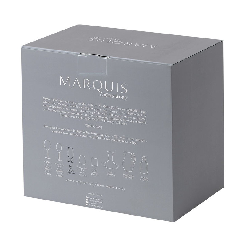 15,5 oz. Moments Beer Verre cristal
