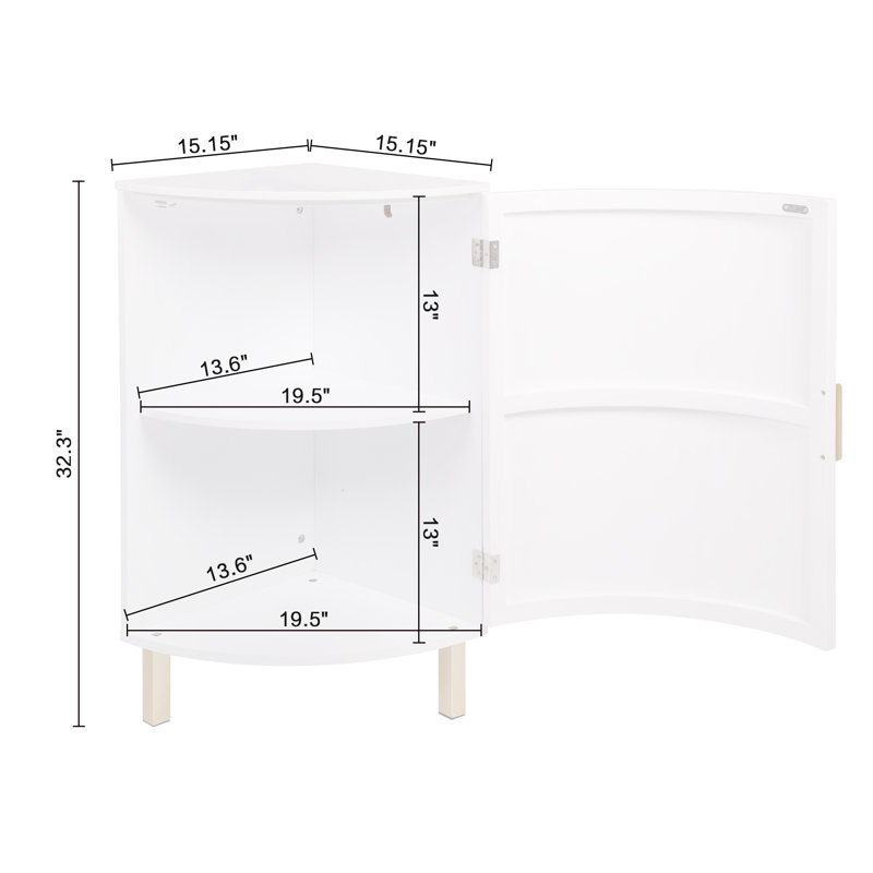 Lula Corner Accent Cabinet