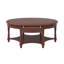 Table basse traditionnelle avec rangement