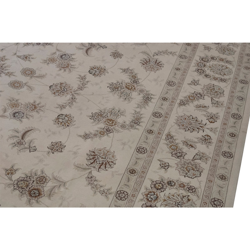 Handmade Silk and Wool Oriental Area Rug