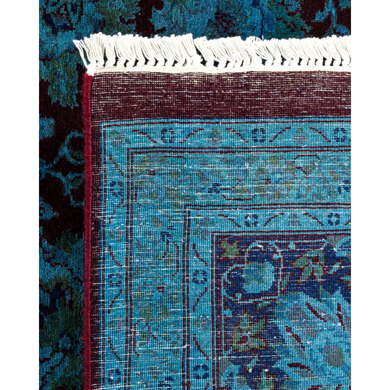 Weirsky One-of-a-Kind 8' 0" X 10' 7" New Age Wool Area Rug Blue