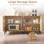 Buffet 31 po avec portes et tablettes - chêne naturel, 1 pièce-1545868699