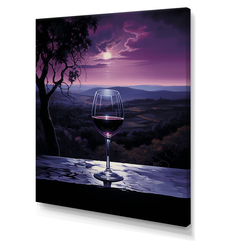 Shiraz Silhouette II, reproduction d'art sur toile, H 32 po x l 24 po x P 1 po, Toile tendue
