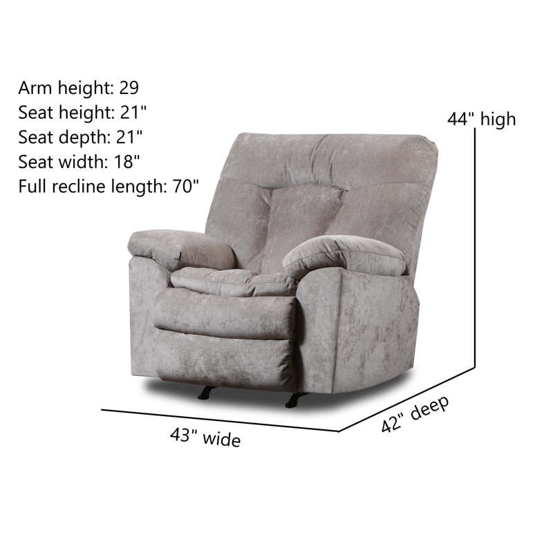 Fauteuil inclinable Benny, Marron foncé