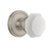 Classic Rosette with Waldorf White Milk Knob
