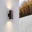 Applique murale d'extérieur à 2 lumières Alvisa avec aluminium-861301087-855703241