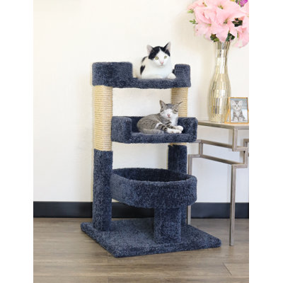 Nouveau perchoir pour chat à plusieurs niveaux avec poteaux à griffer