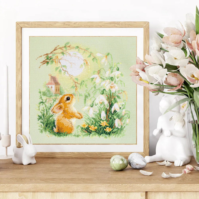  Counted Cross-Stitch Kit Meadow Storeys. Bunny 510-355