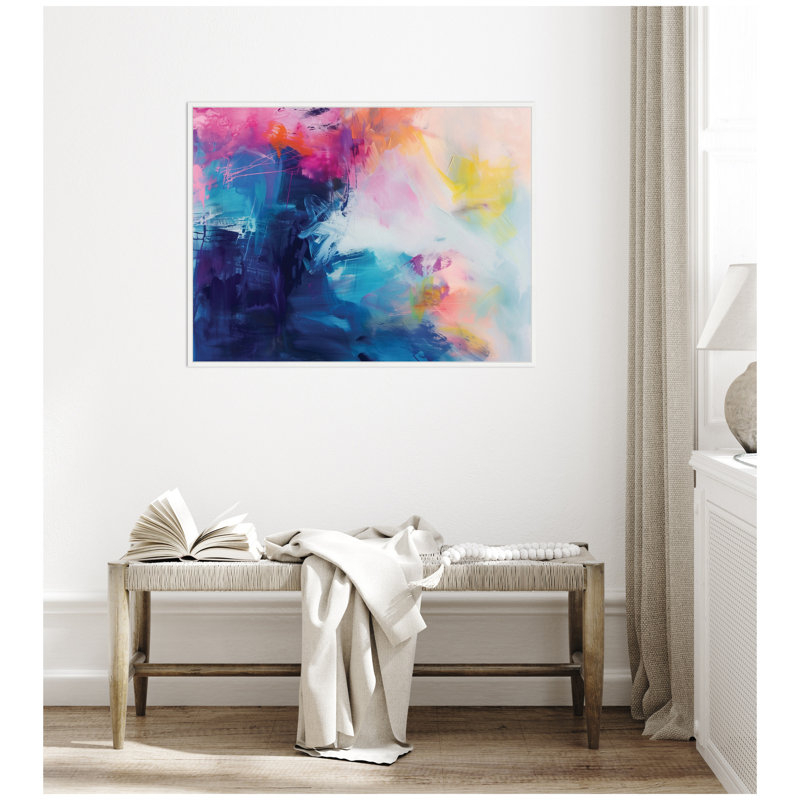 «Bright Abstract II» par Amy Lighthall, reproduction d'art sur toile encadrée