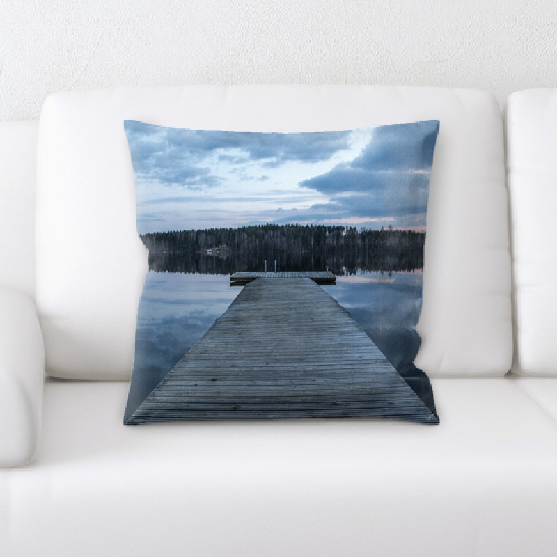 Microsuede Throw Pillow